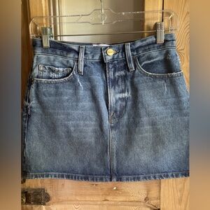 EUC Frame Denim Mini Skirt Sz 25